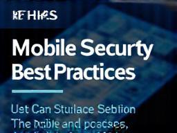 Copertina E-book - Best Practices Sicurezza Mobile